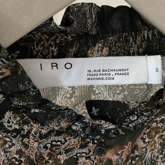 IRO Paris Sianna Blouse - Size Fr 34 - Picture 3 of 10